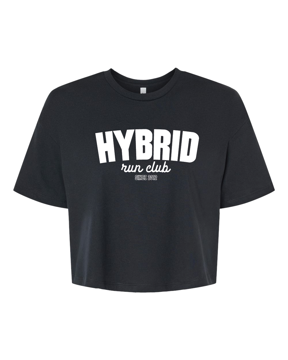 Hybrid Run Club Crop Tee