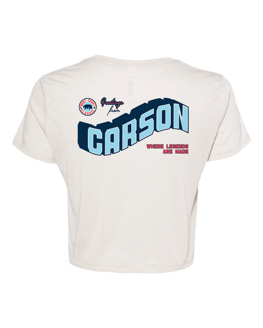 Greetings from Carson Crop Tee