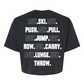 Hybrid Run Club Crop Tee